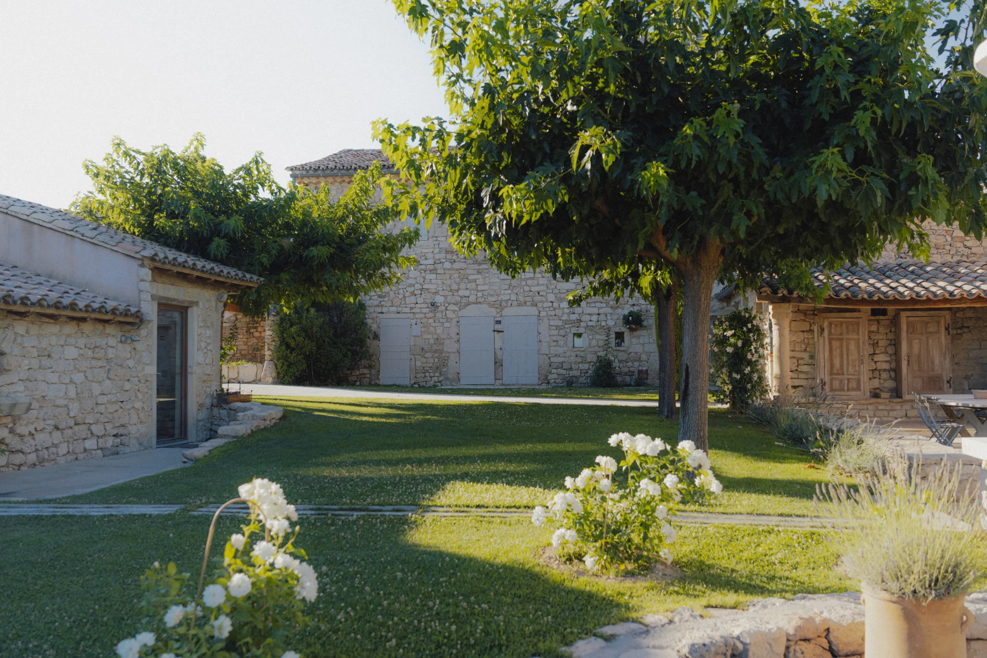 A cozy wooden room in accommodation on the terres de Sarson estate