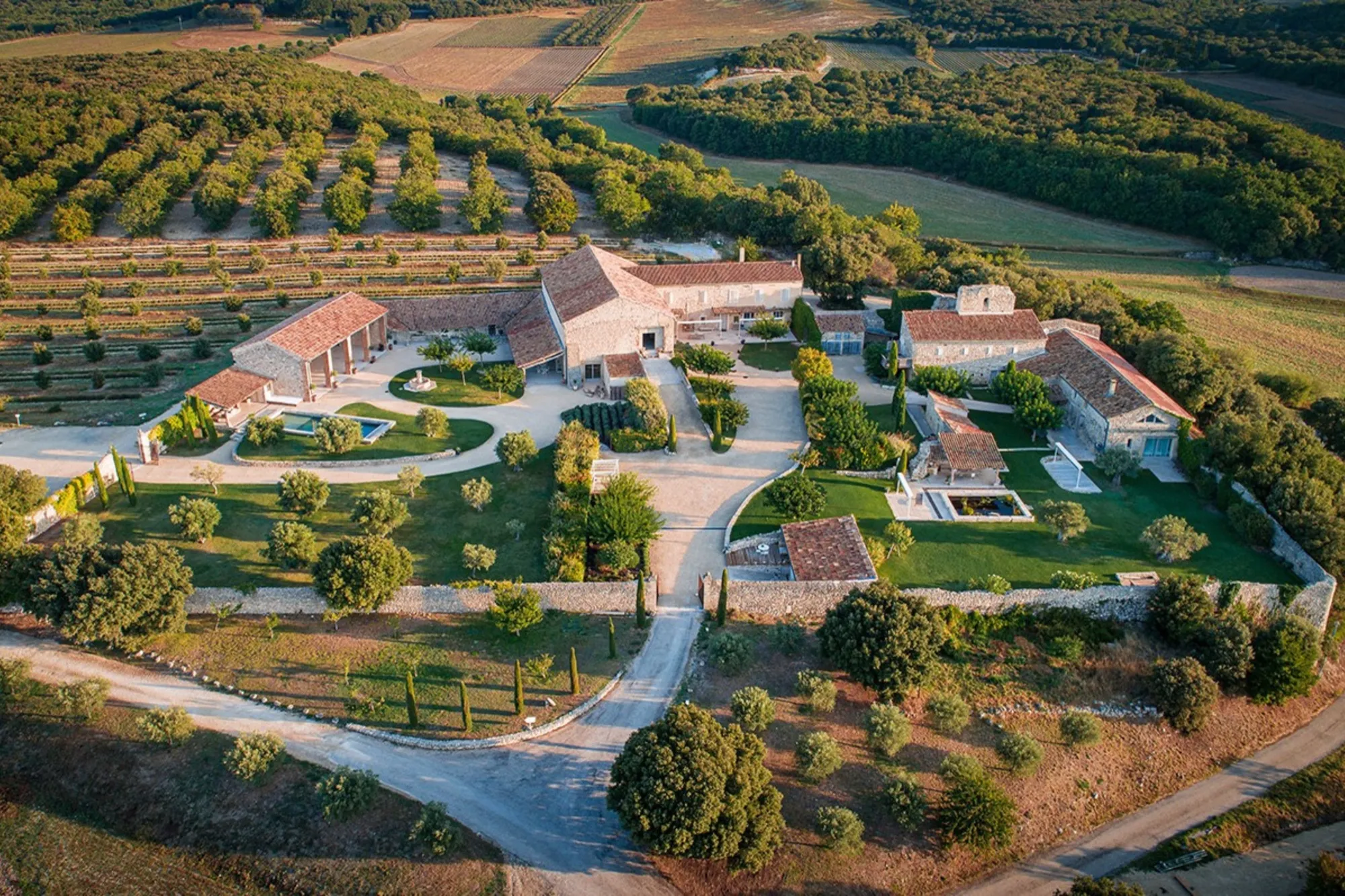 The estate as seen from the heights